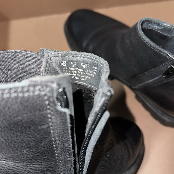 🔥🔥🔥Zodiac Black Leather Boots - Picture 7 of 8